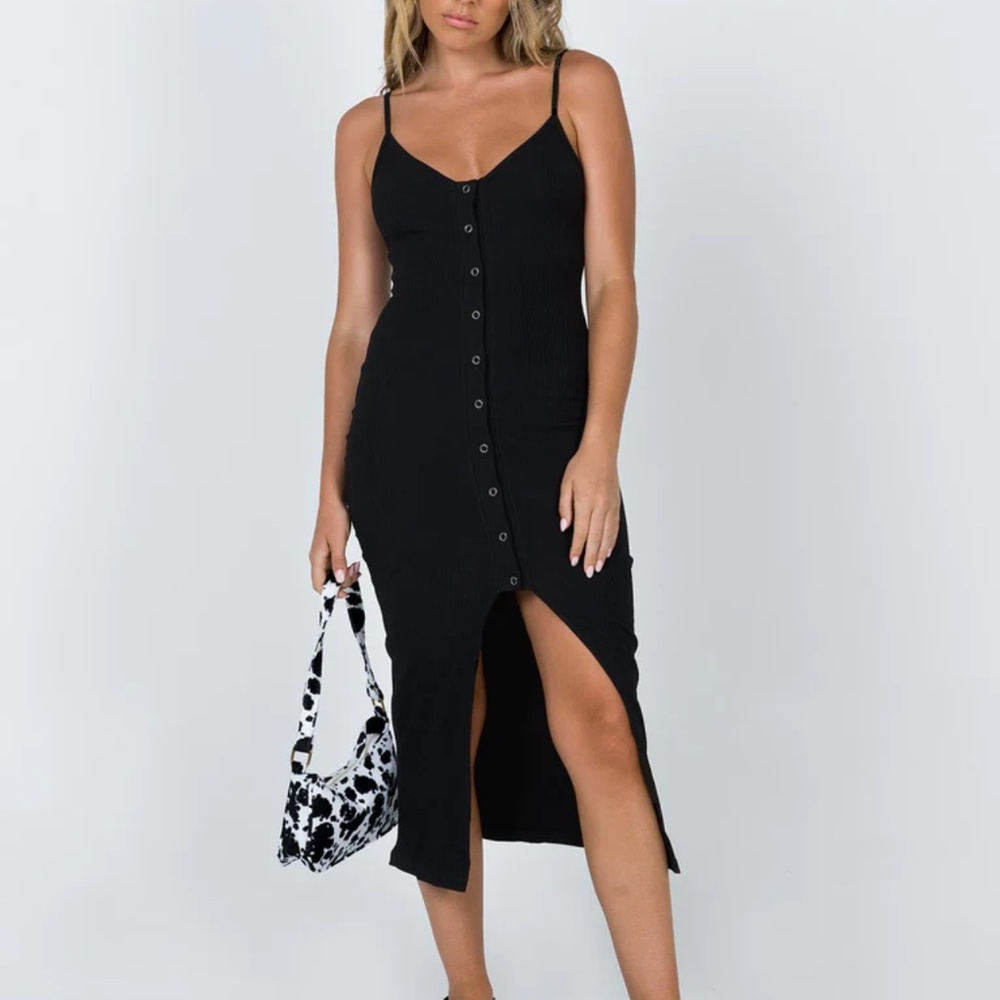NWT Princess Polly black midi dress